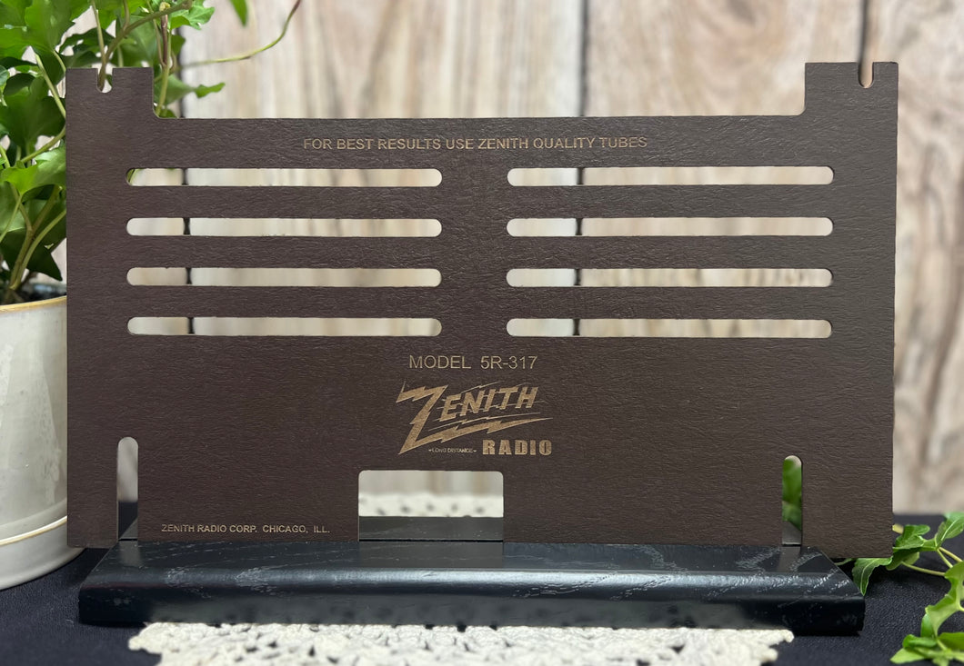 Zenith 5R317 Radio Back