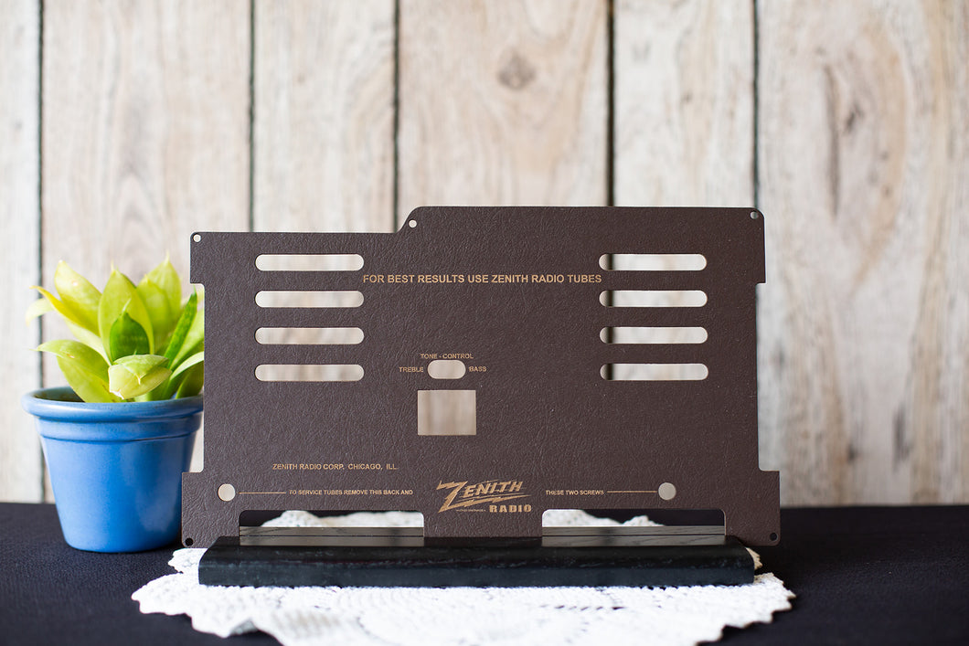Zenith 6D512/6D516 Radio Back