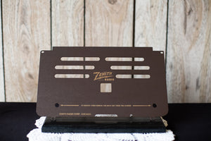 Zenith 6D615 Radio Back