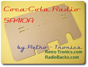 Coca-Cola Cooler 5A410A Radio Back