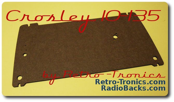 Crosley 10-135 Radio Back