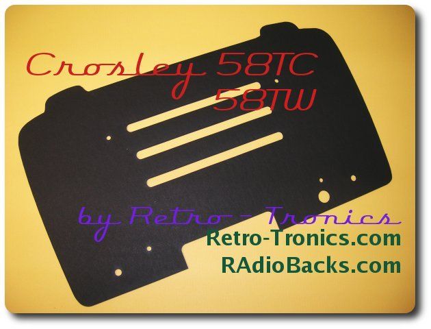 Crosley 58TC Radio Back