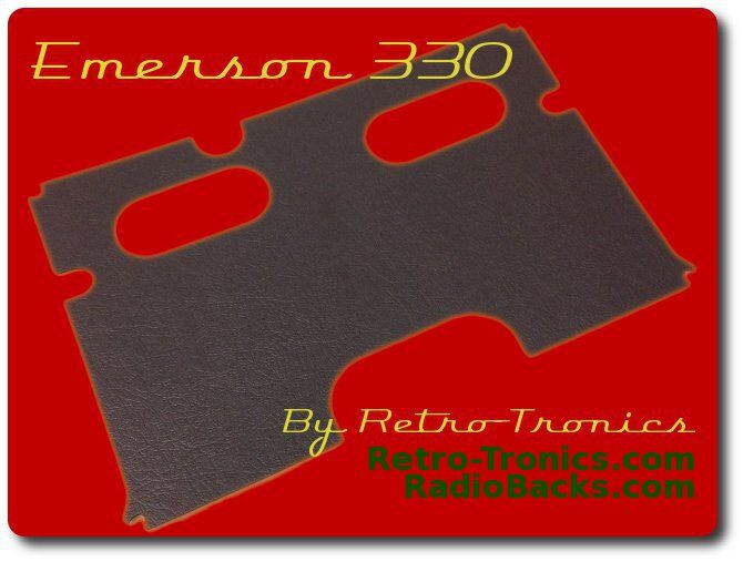 Emerson 330 Radio Back