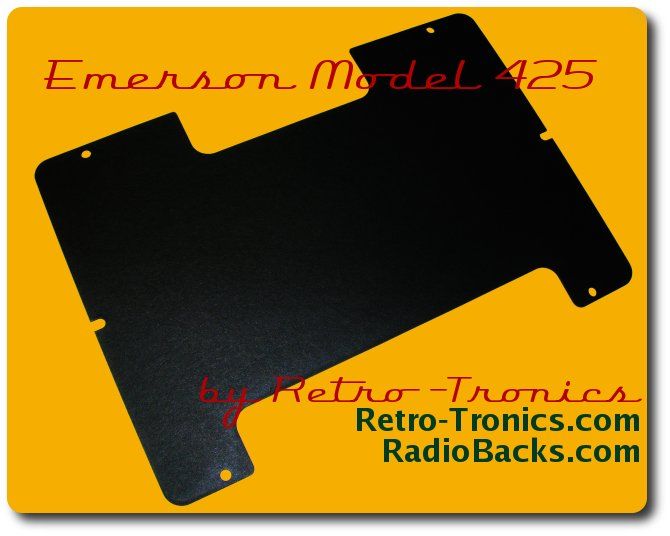 Emerson 425 Radio Back