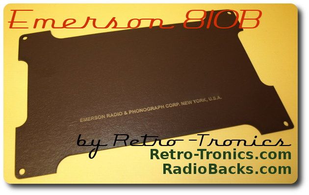 Emerson 810-B Radio Back