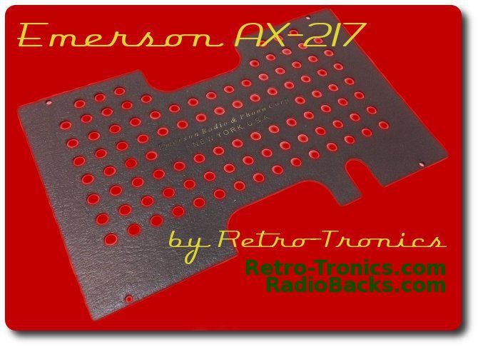 Emerson AX-217 Radio Back