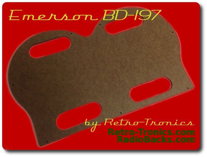 Emerson BD-197 Radio Back