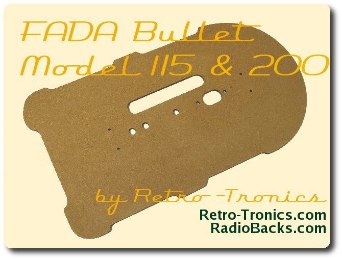 FADA 200 Bullet Radio Back