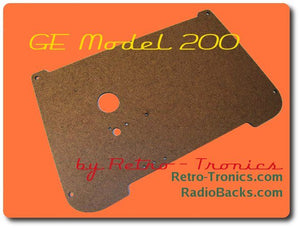 General Electric 200 Radio Back