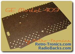 General Electric 409 Radio Back