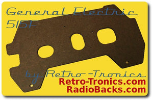 General Electric 515F Radio Back