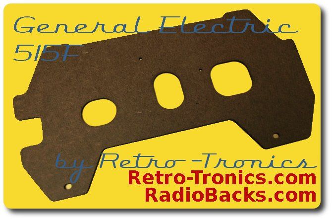 General Electric 515F Radio Back