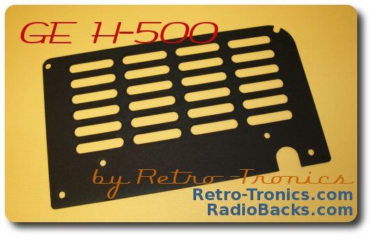 General Electric H-500 Radio Back