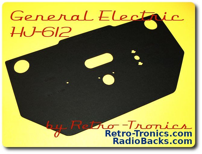 General Electric HJ-612 Radio Back