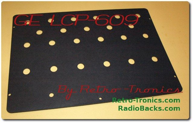 General Electric LCP-609 Radio Back