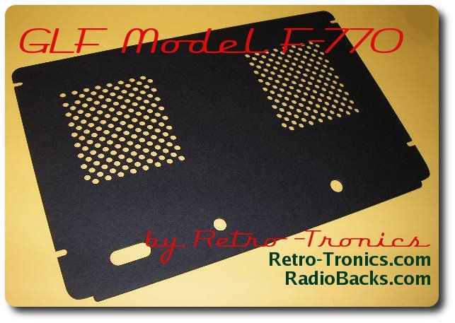 GLF F-770 Radio Back