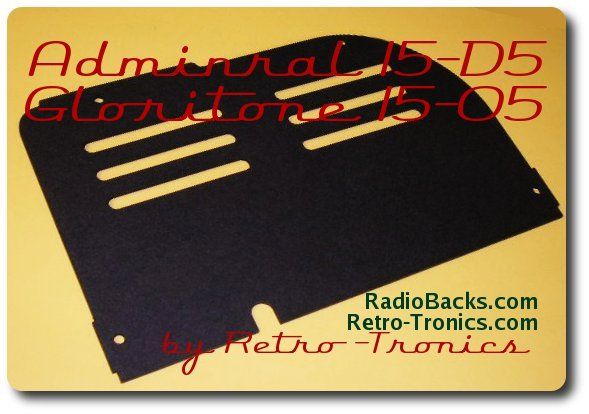 Gloritone 15-05 Radio Back