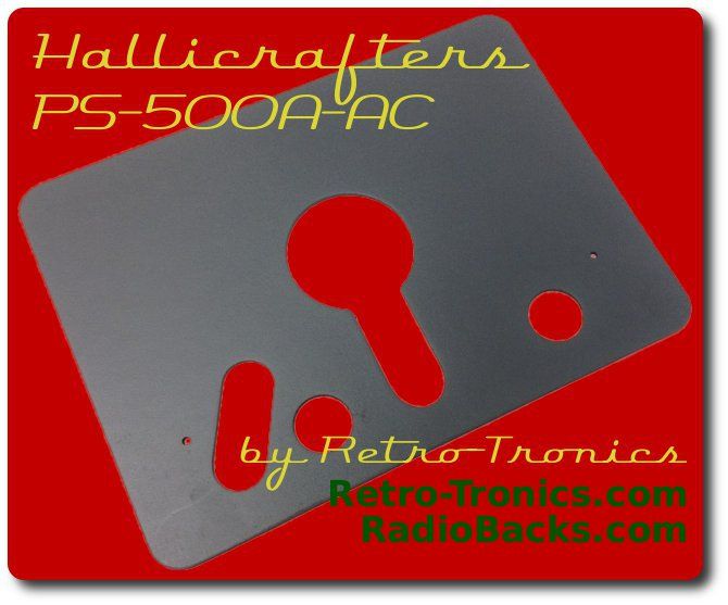 Hallicrafters PS-500A-AC Radio Back