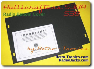 Hallicrafters S-38A Bottom Cover