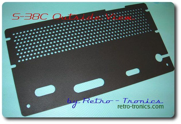 Hallicrafters S-38C Radio Back