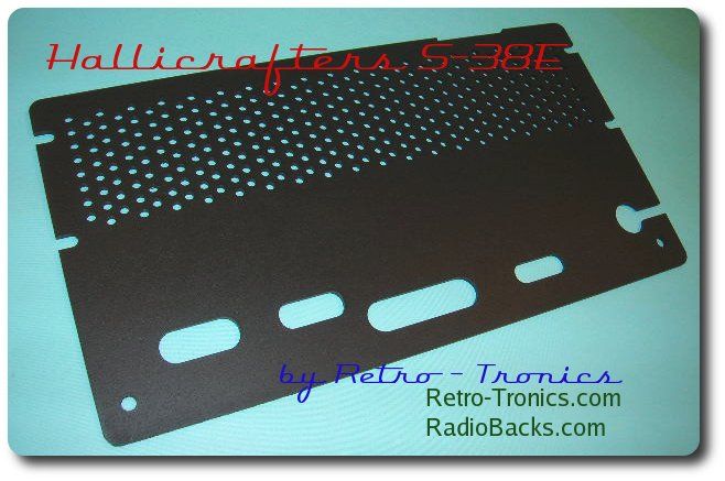 Hallicrafters S-38E Radio Back