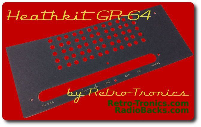 Heathkit GR-64 Radio Back