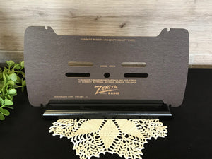 Zenith 6D030 Radio Back