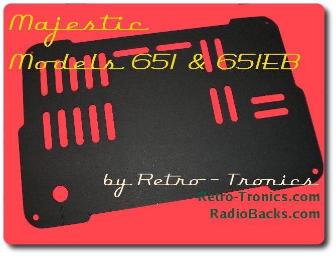 Majestic 651 Radio Back