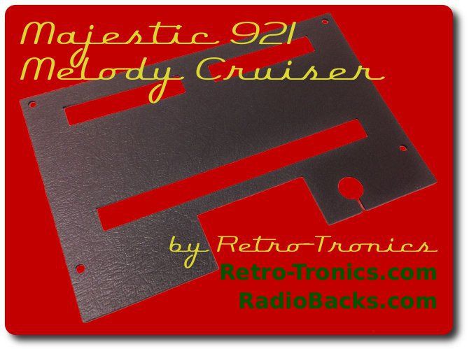 Majestic 921 Melody Cruiser Radio Back