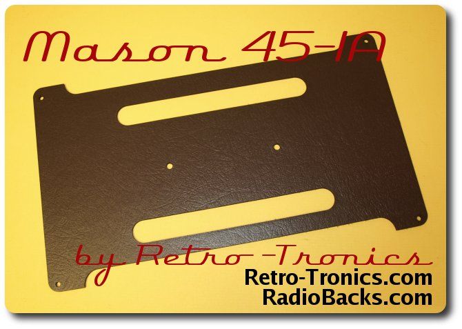 Mason 45-1A Radio Back