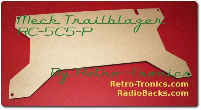 Meck Trailblazer RC-5C5-P Radio Back