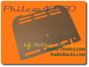 Philco 40-130 Radio Back