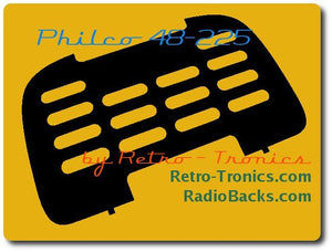 Philco 48-225 Radio Back