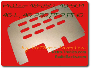 Philco 49-504 Radio Back
