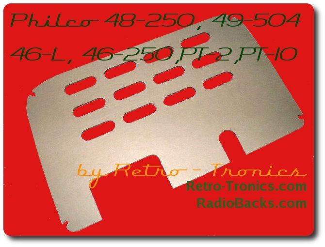Philco 49-504 Radio Back