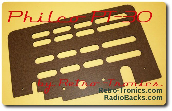 Philco PT-30 Radio Back