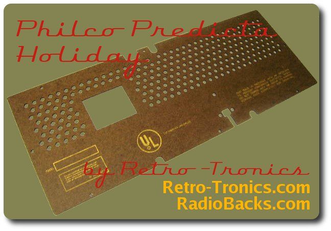 Philco Predicta Holiday TV Back