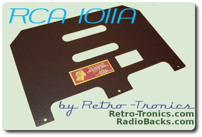 RCA 1011A Radio Back