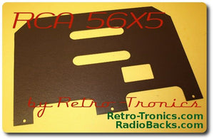 RCA 56X5 Radio Back