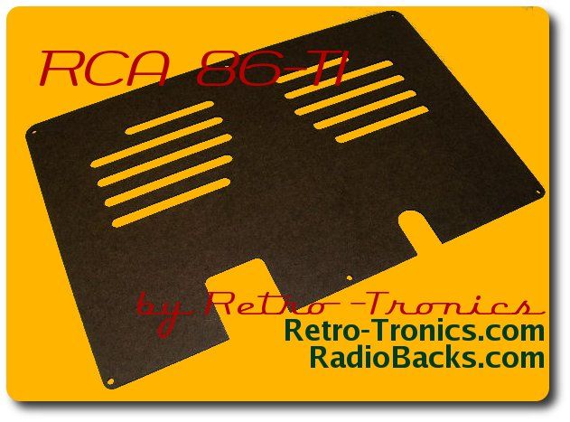 RCA 86T1 Radio Back