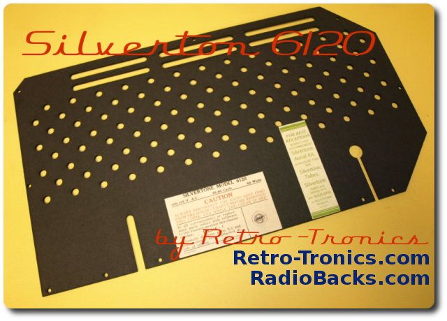 Silvertone 6120 Radio Back