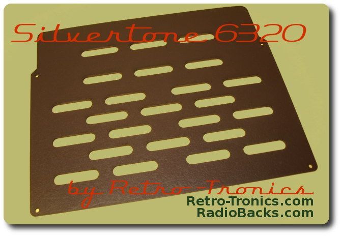 Silvertone 6320 Radio Back