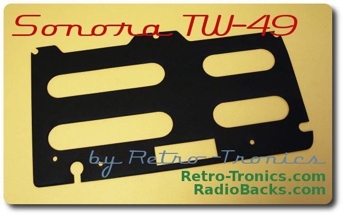 Sonora TW-49 Radio Back