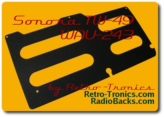 Sonora WAU-243 Radio Back