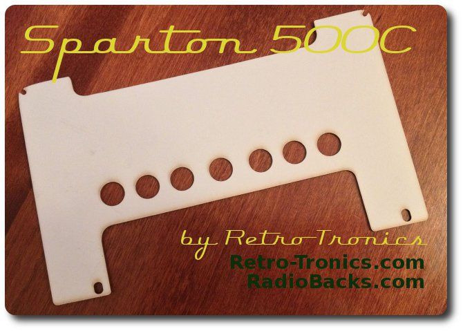 Sparton 500C Radio Back