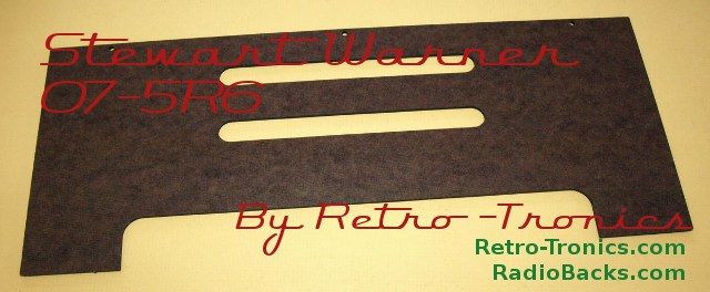 Stewart Warner 07-5R6 Radio Back