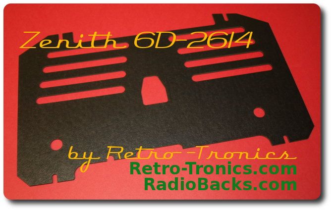 Zenith 6D2614 Radio Back